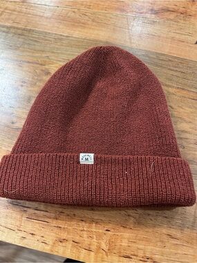 Madewell Rust Brown Knit Beanie